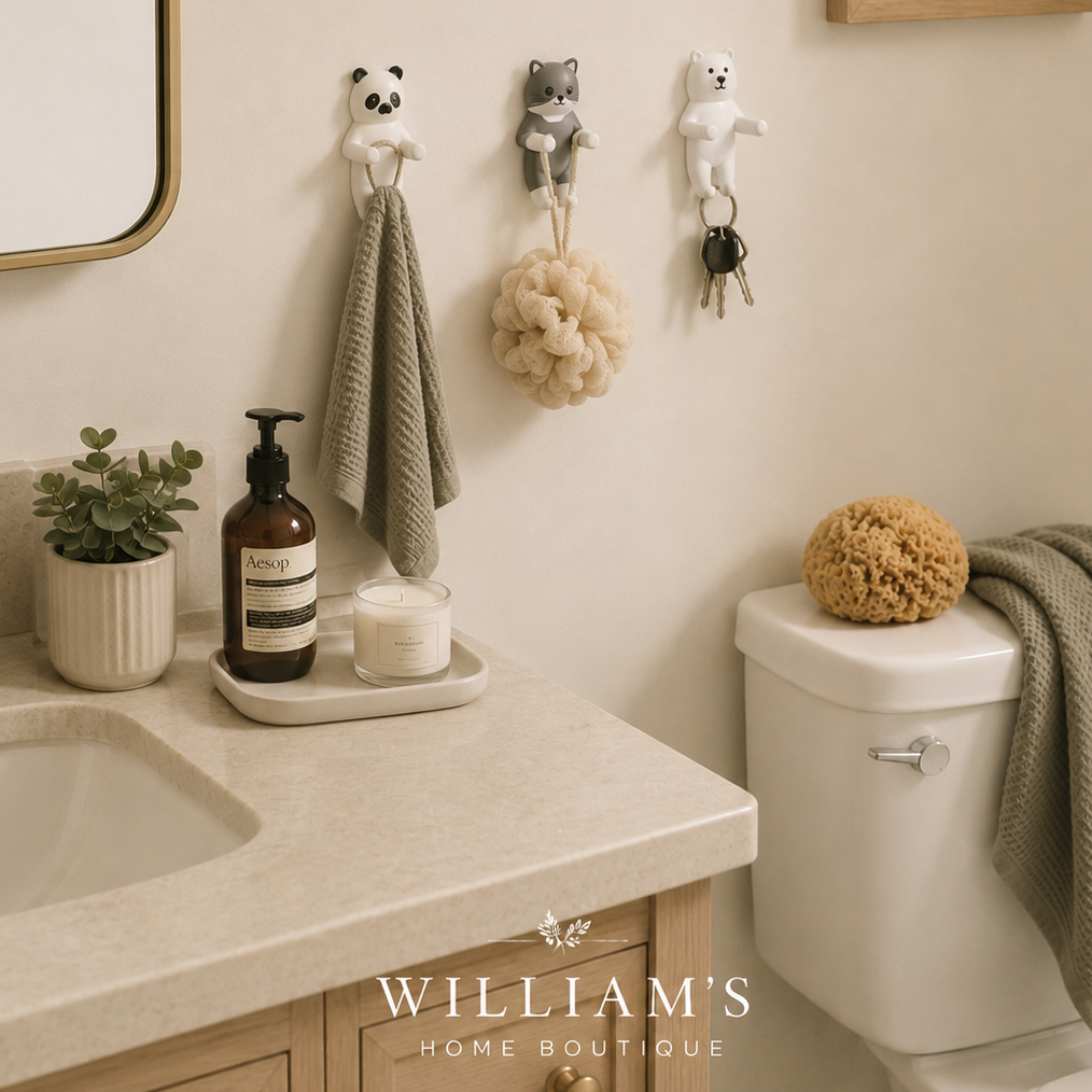 Animal Buddy Hooks™– Playful Wall Organizers